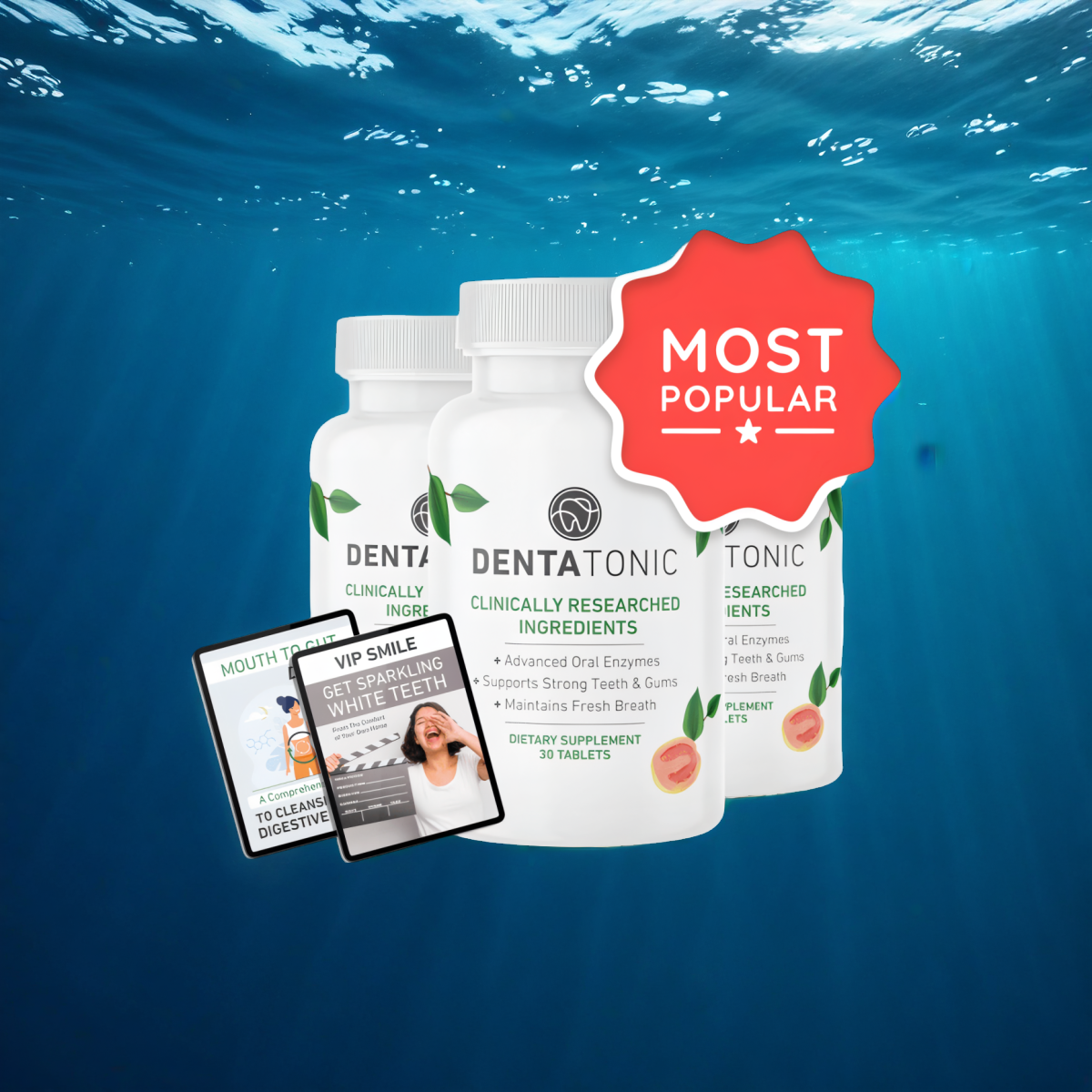 DentaTonic - 3 Bottles + 2  Ebooks