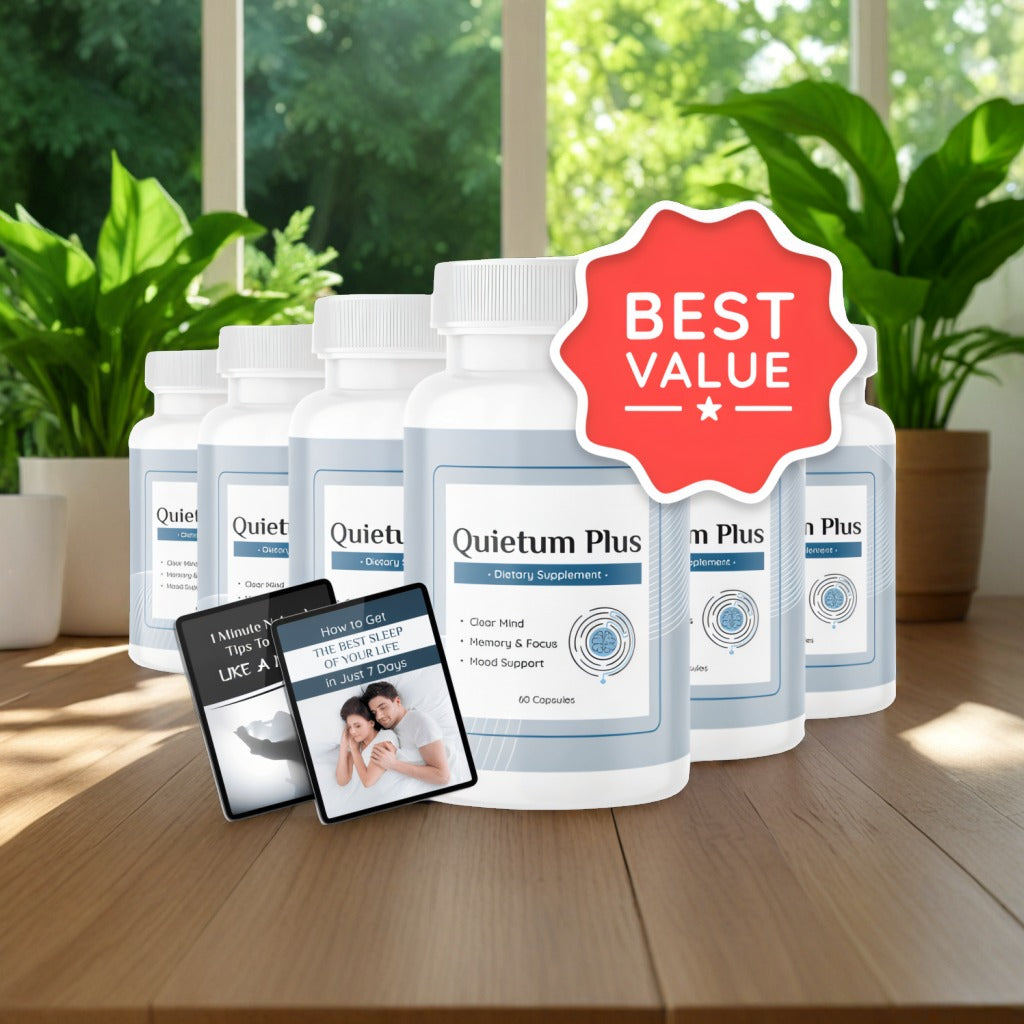 Quietum Plus - 6 Bottles + 2  Ebooks
